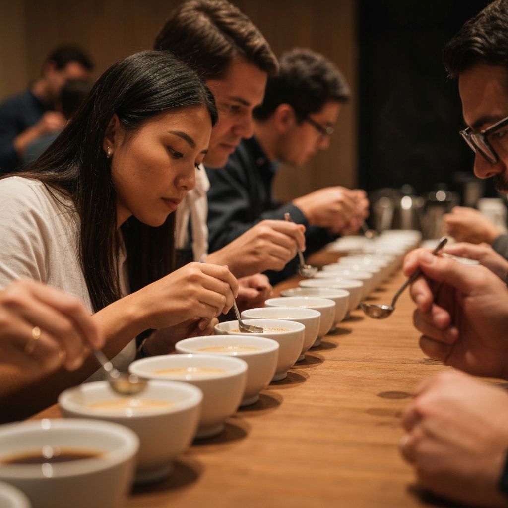 Cupping de cafe especial